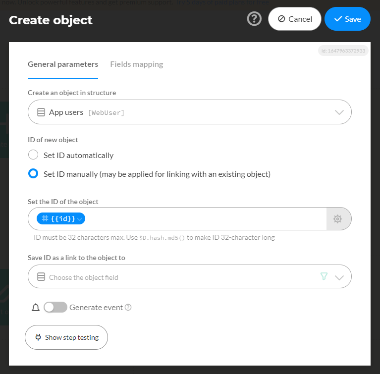 Create Object